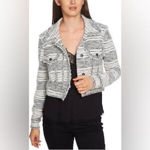 One State Cropped Shacket Blazer Size Small